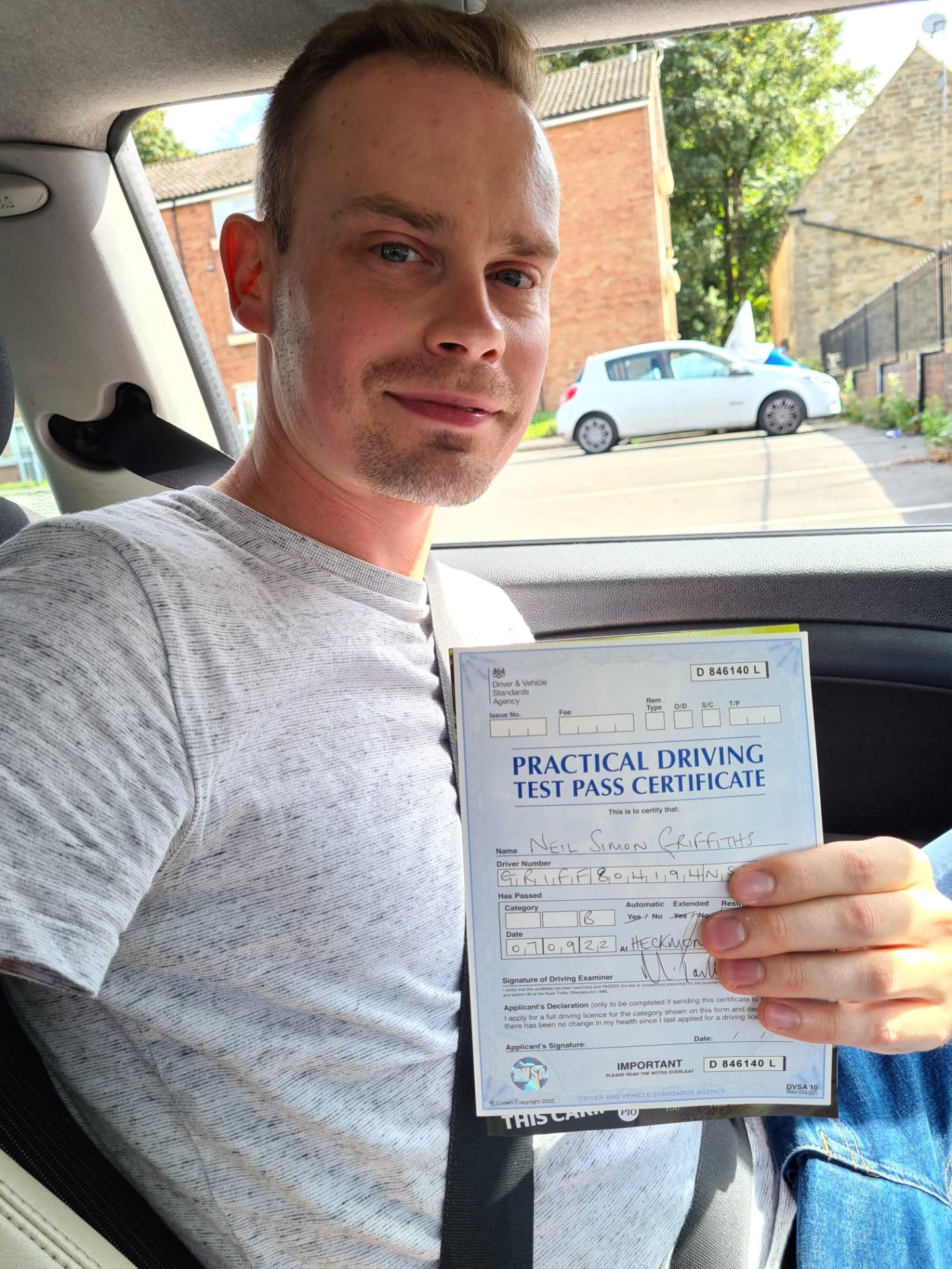 Neil · Passed at Bradford